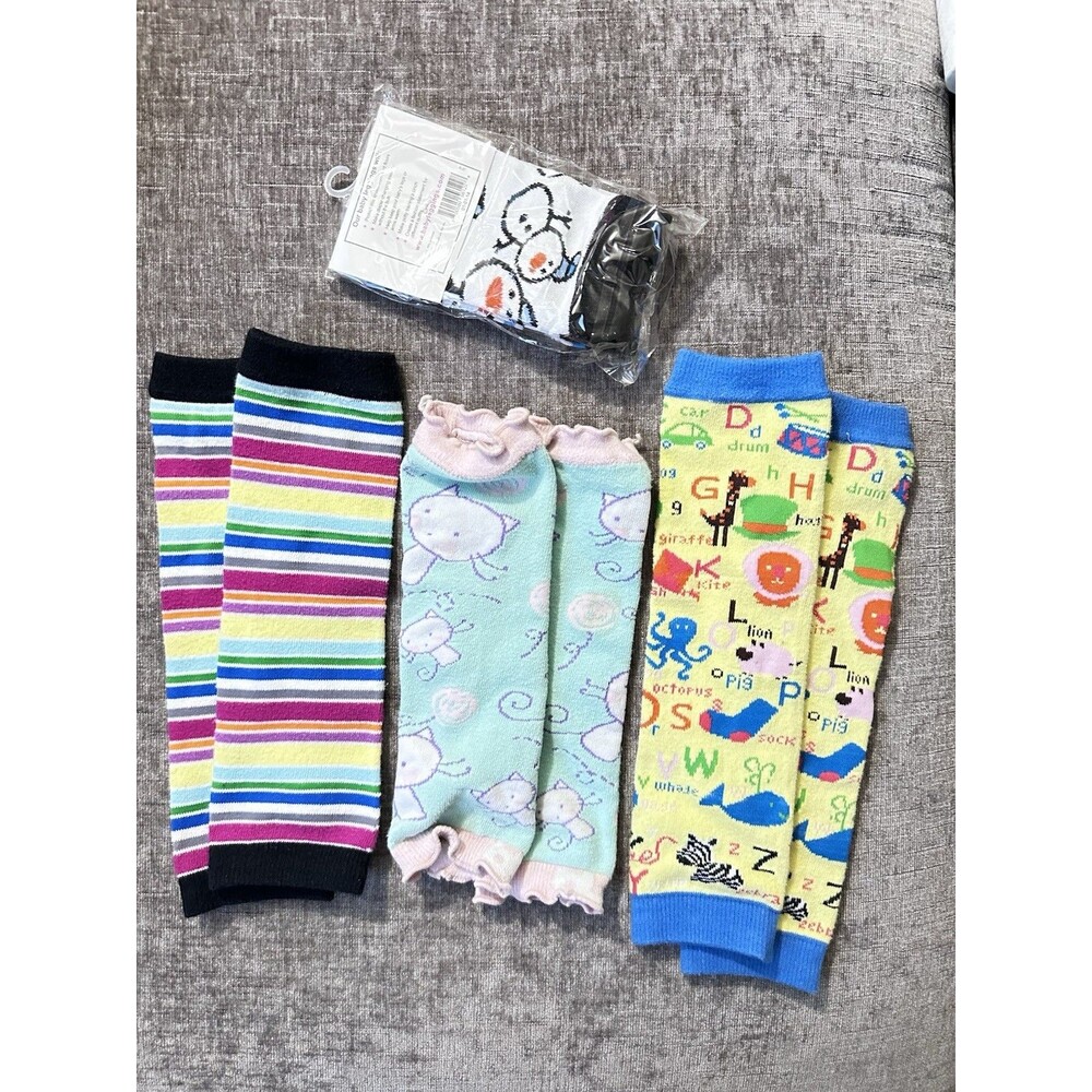 Toddler Baby Leggings Leg Warmers Lot Striped Animal Alphabet Unisex